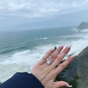 Another &quot;Perri&quot; engagement by the sea!