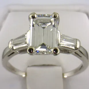 New tips on this fabulous emerald cut diamond ring!