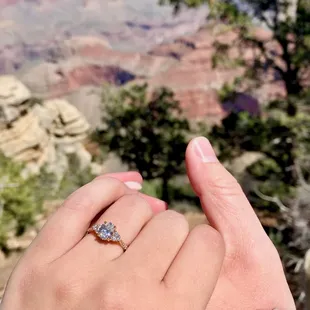 A Grand Canyon proposal! Congrats and thanks!