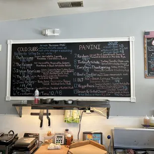 Menu as of Feb 2024