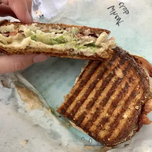 Turkey Club (no tomato and on wheat)