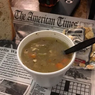 The best chicken noodle soup!