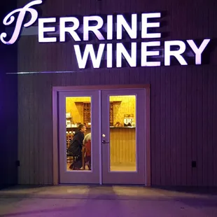 Entrance of new tasting room