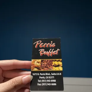 Buffet Business Card