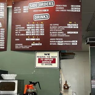 Updated Menu :)