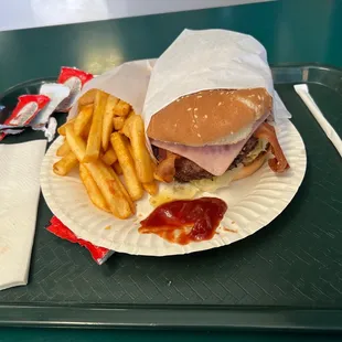 Big Boy Burger,  this burger is perfect!! And you just can&apos;t get more fresh or fries that are so delicious