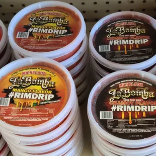 a variety of rimdrip