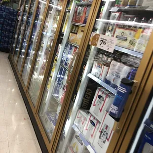 refrigerators with drinks and beverages