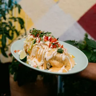 the knife and fork Burrito