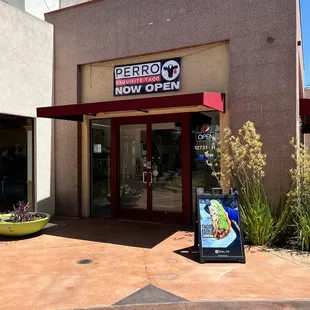 Front entrance, hard to find but it's between the movie theatre and IHOP