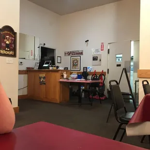 Front &quot;counter&quot; where they take the orders and answer the phones and run the payments.
