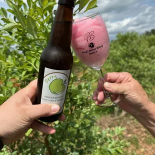 Hard cider and slushies
