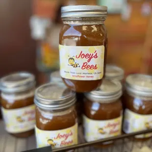 Joey's bee hives first production and the honey is YUM!