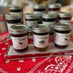 Perry's jams and jellies are unique and made locally, by hand!
