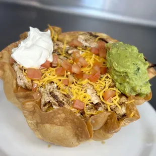 Chicken taco salad