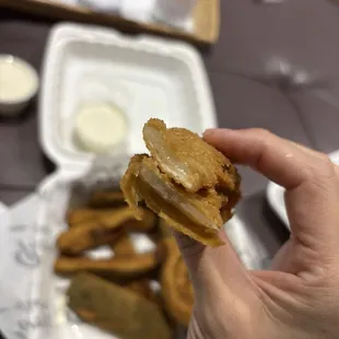 Thick slices of onion