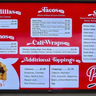 Menu #2 of 5  May 2024