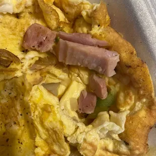Undercooked ham