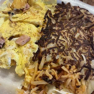 Burnt Hash Browns