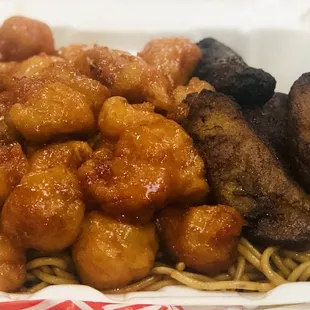 Orange Chicken Combo.
