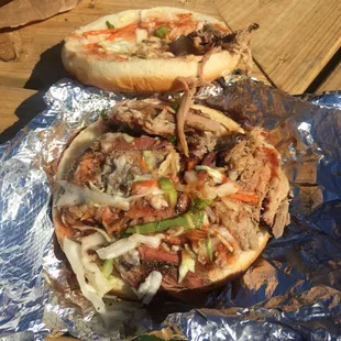 Jumbo pulled pork