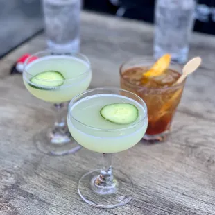 Cucumber gimlet