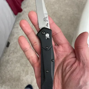 Newly sharpened by Jason Perry.