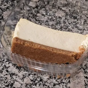 Cheesecake. I wouldn't get it again