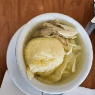 Matzoh ball soup