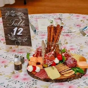 Charcuterie, centerpieces