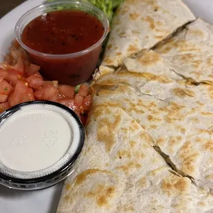 Bier-cheese steak quesadilla - Delish with tender steak slivers
