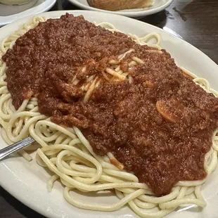 Spaghetti and Meat sauce was delicious!!!!