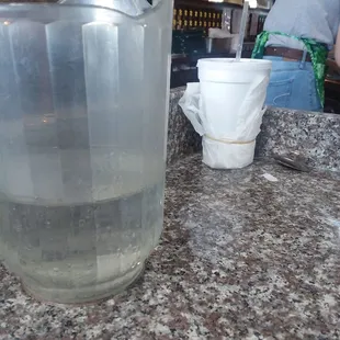 Gross... or the huge butter pit.. visable to all, especially the flies.