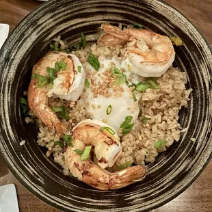 Fried rice with shrimp