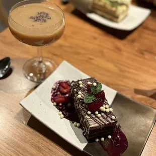 Raspberry chocolate cake
