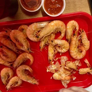 Boiled shrimp