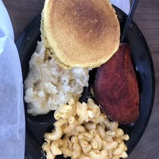 Bologna, mac-n-cheese and mashed potatoes - the best!!!