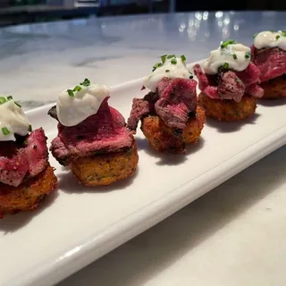 Steak & Tater Totter Bites*