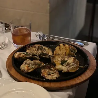 Chargrilled Blue Point Oysters*