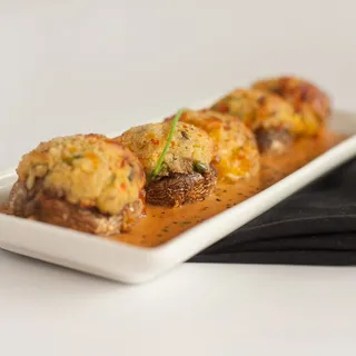 Broiled Seafood Stuffed Mushrooms