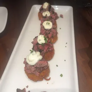 Steak & Tater Totter Bites*