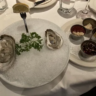 Chargrilled Blue Point Oysters*