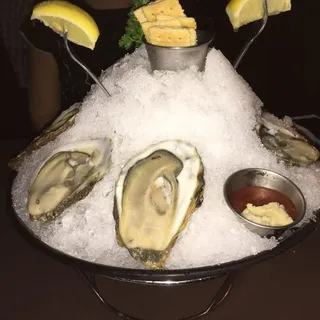 Blue Point Oysters on the Half Shell*