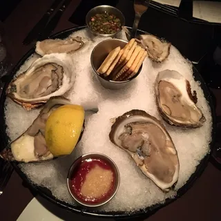 Blue Point Oysters on the Half Shell*