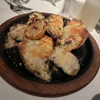 Chargrilled Blue Point Oysters*