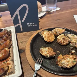 Chargrilled Blue Point Oysters*