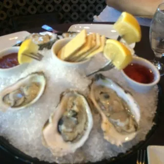 Blue Point Oysters on the Half Shell*