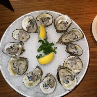 Blue Point Oysters on the Half Shell*