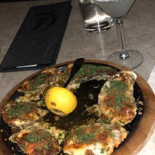 Chargrilled Blue Point Oysters*