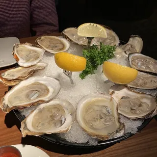 Blue Point Oysters on the Half Shell*